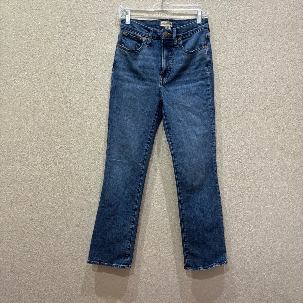 Madewell Vintage Cali Demi-Boot Subtle Flare Jeans 27 Tall - Picture 3 of 10